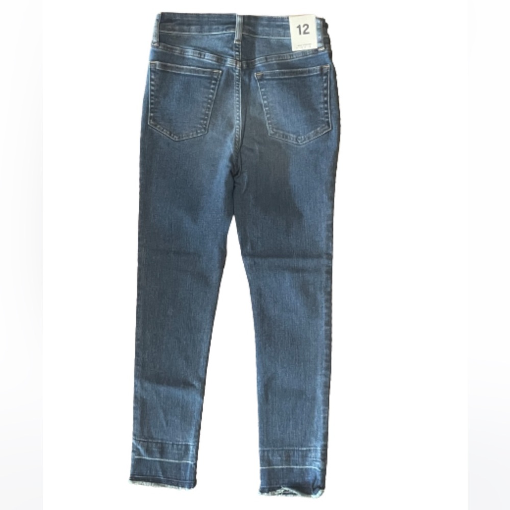 🆕 RESERVED XMS Gap Kids Girls Sky High Distressed Skinny Jeans with Washwell 16 - Picture 3 of 13